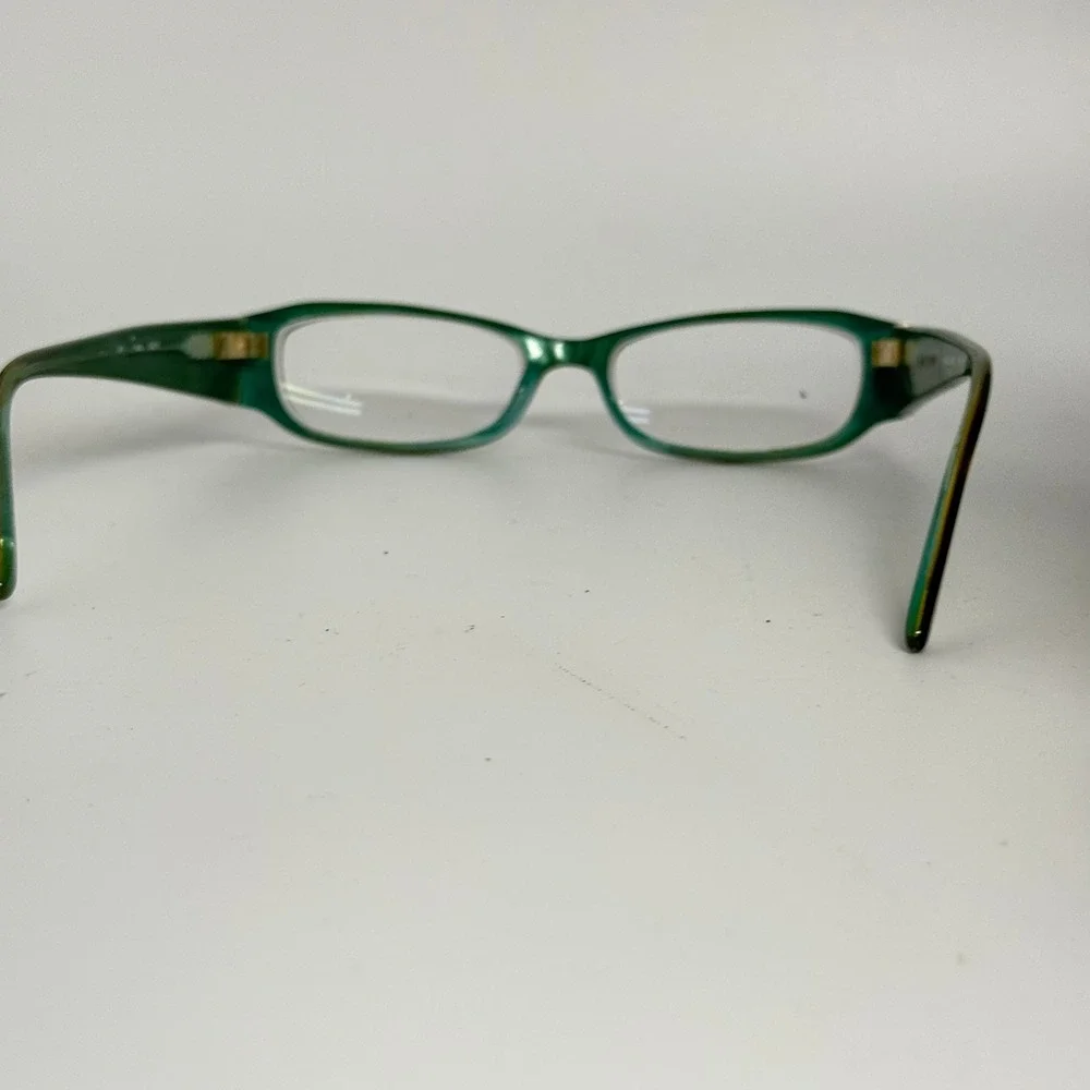 Diesel Eyeglasses Tortoise Teal Green Rectangular Frames OJEY 23755